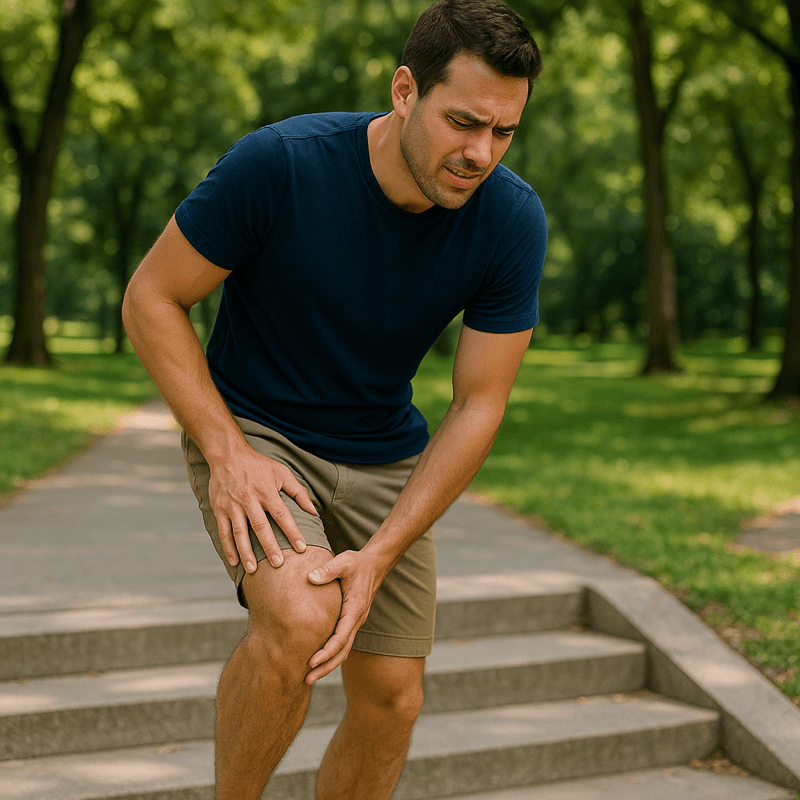 Pijn in de knie door een runners knee